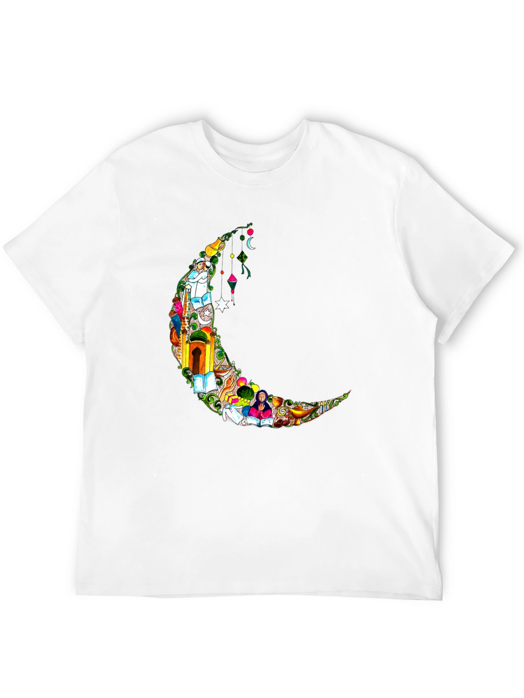 Crescent Moon Graphic Tee - Ramadan Style