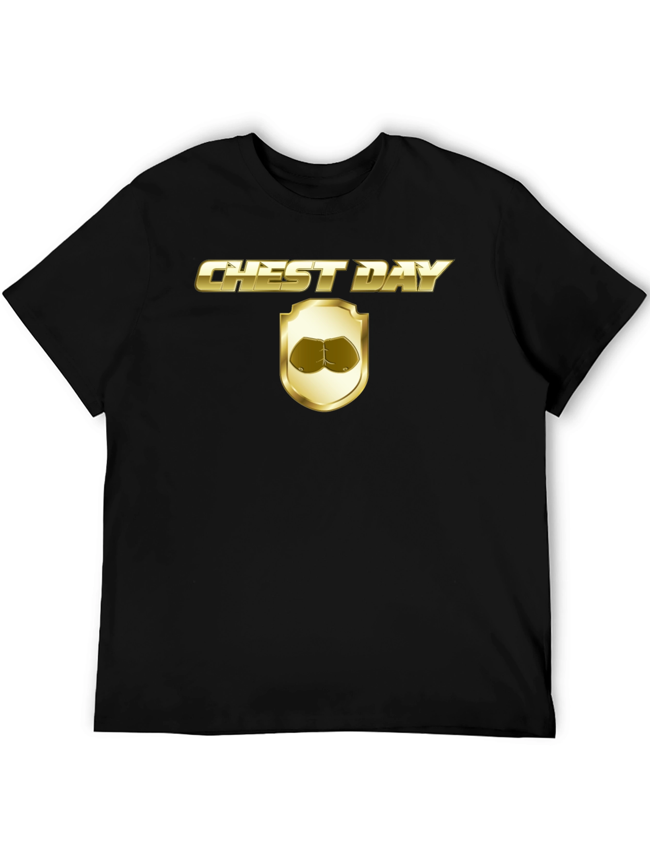 Chest Day Graphic T-Shirt - Gym Humor
