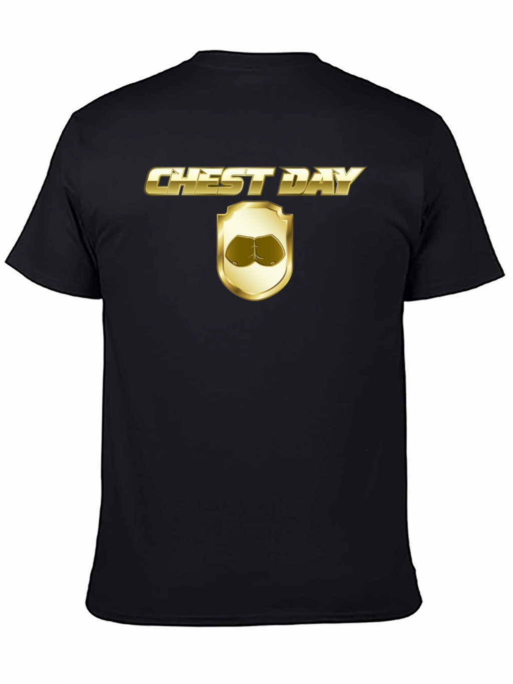 Chest Day Graphic T-Shirt - Gym Humor