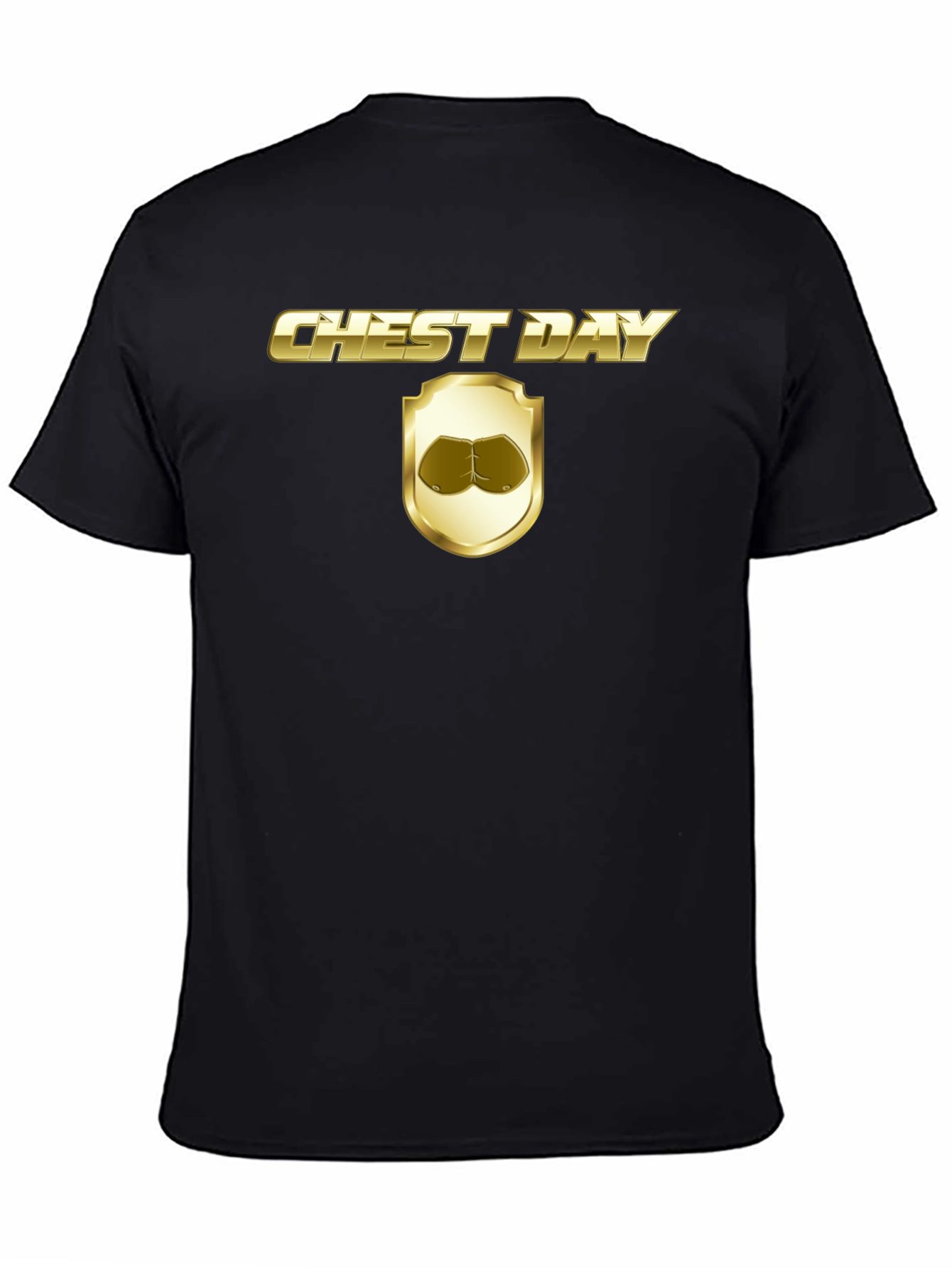 Chest Day Graphic T-Shirt - Gym Humor