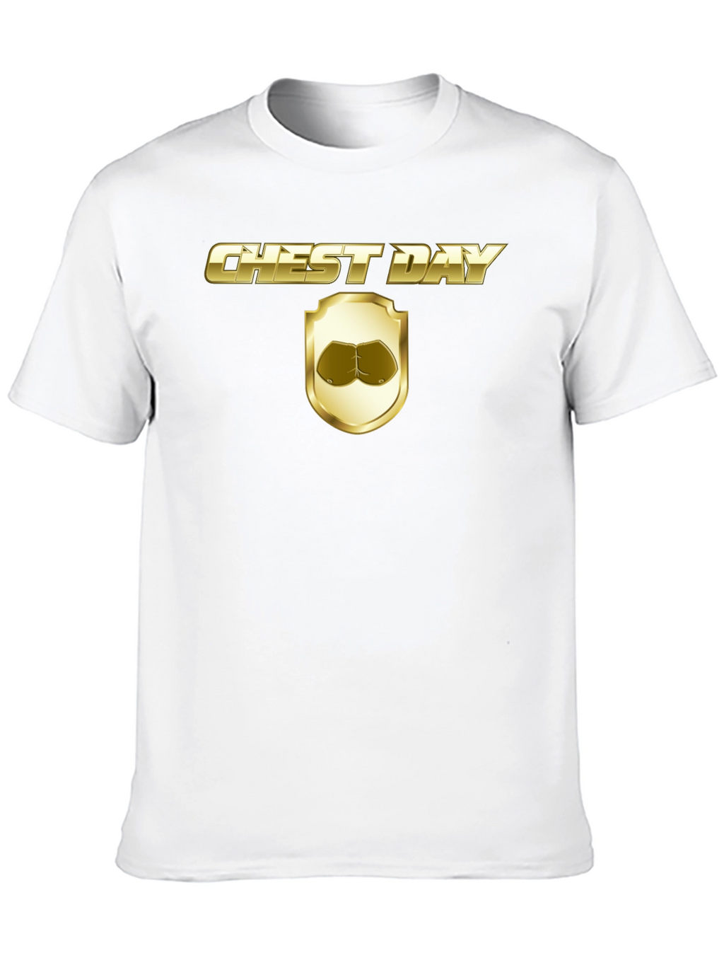 Chest Day Graphic T-Shirt - Gym Humor