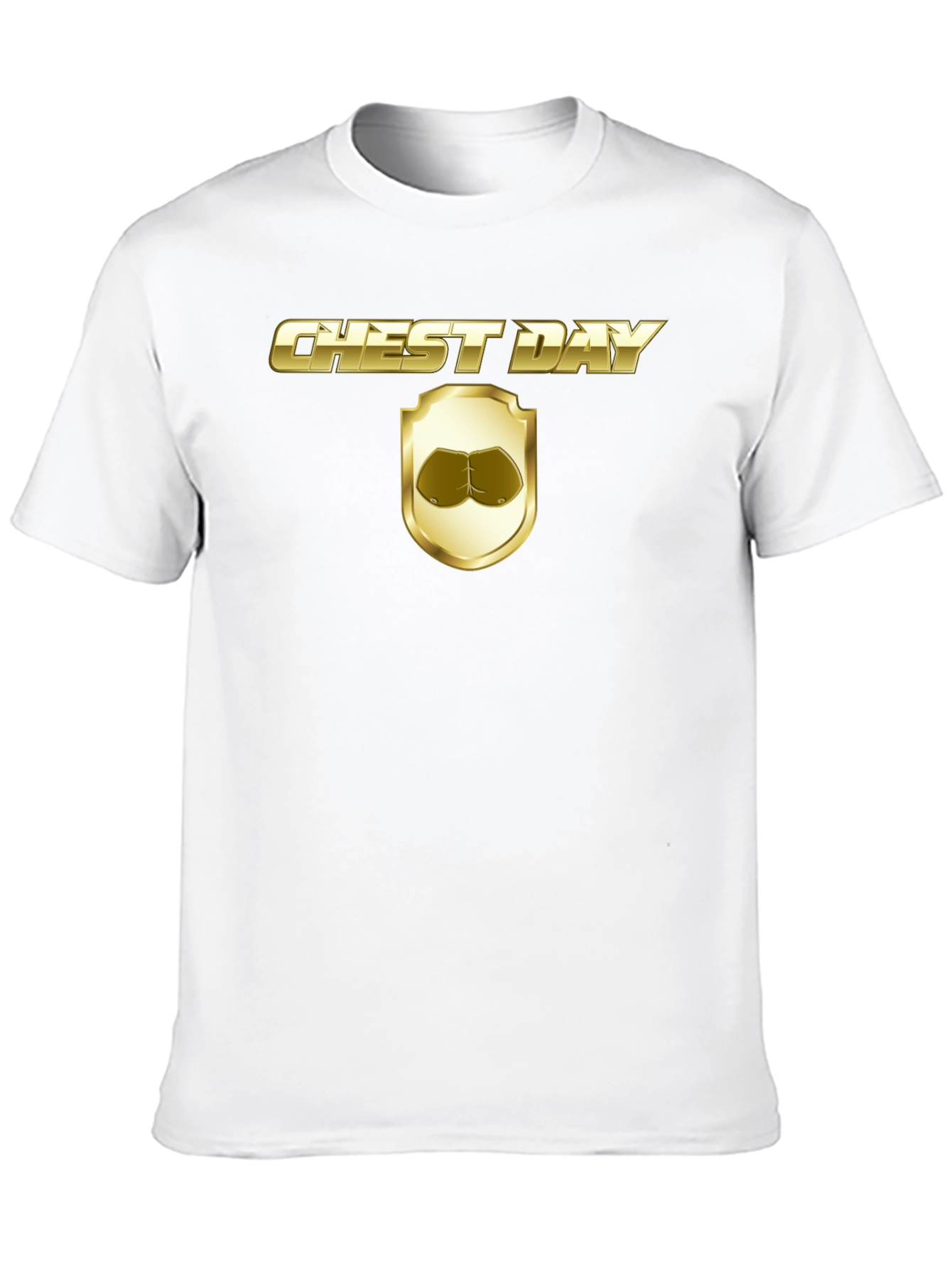 Chest Day Graphic T-Shirt - Gym Humor