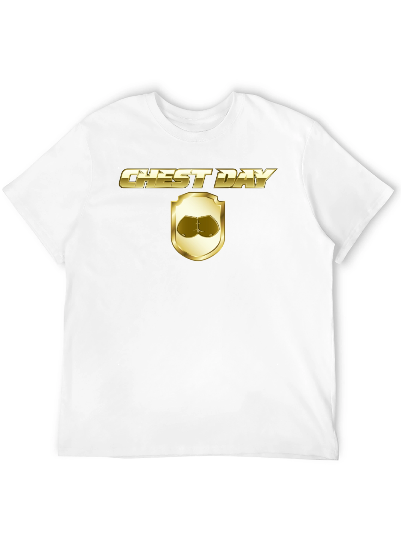 Chest Day Graphic T-Shirt - Gym Humor
