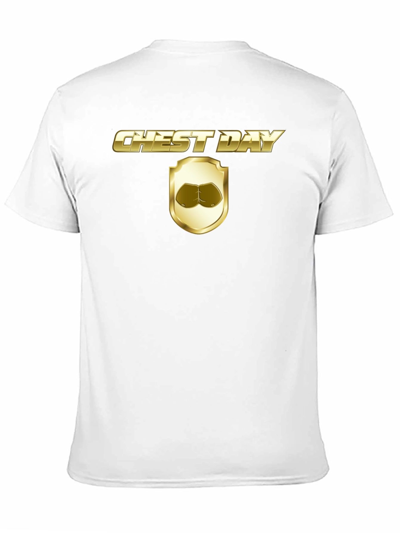 Chest Day Graphic T-Shirt - Gym Humor