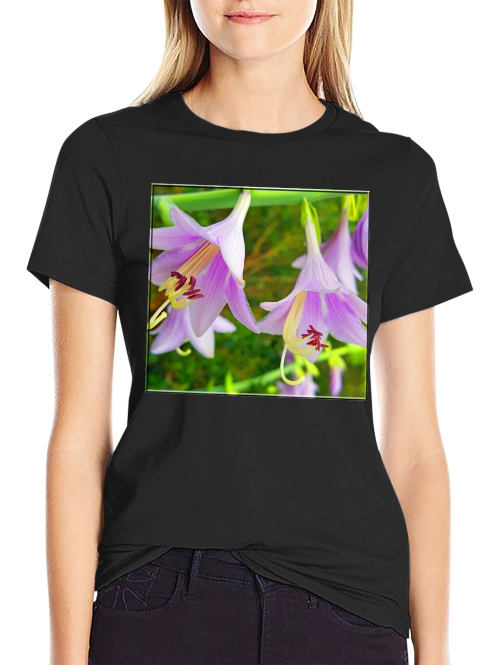 Floral T-Shirt with Unique Flower Print