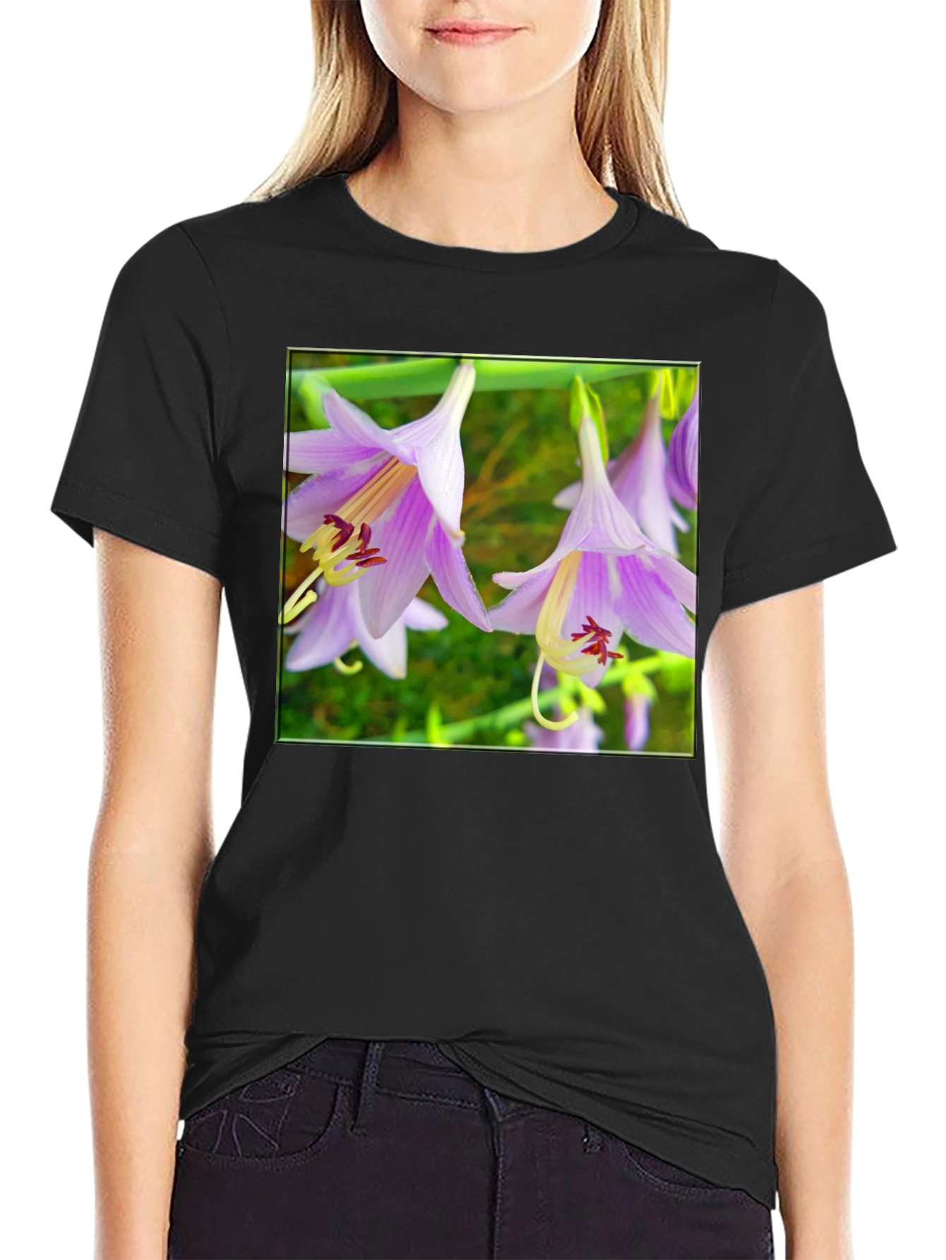 Floral T-Shirt with Unique Flower Print