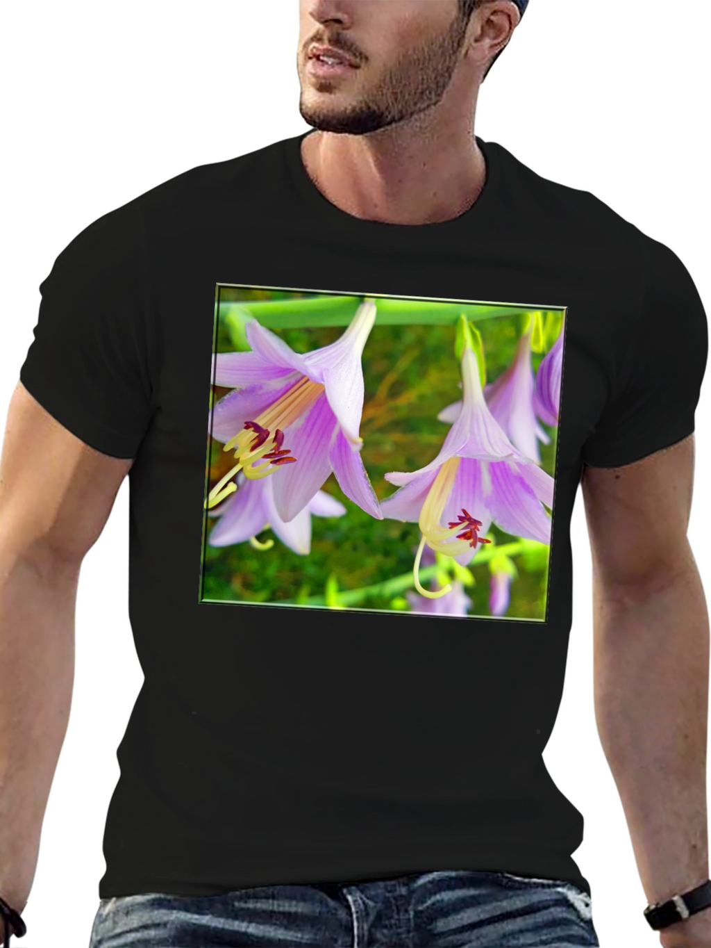 Floral T-Shirt with Unique Flower Print