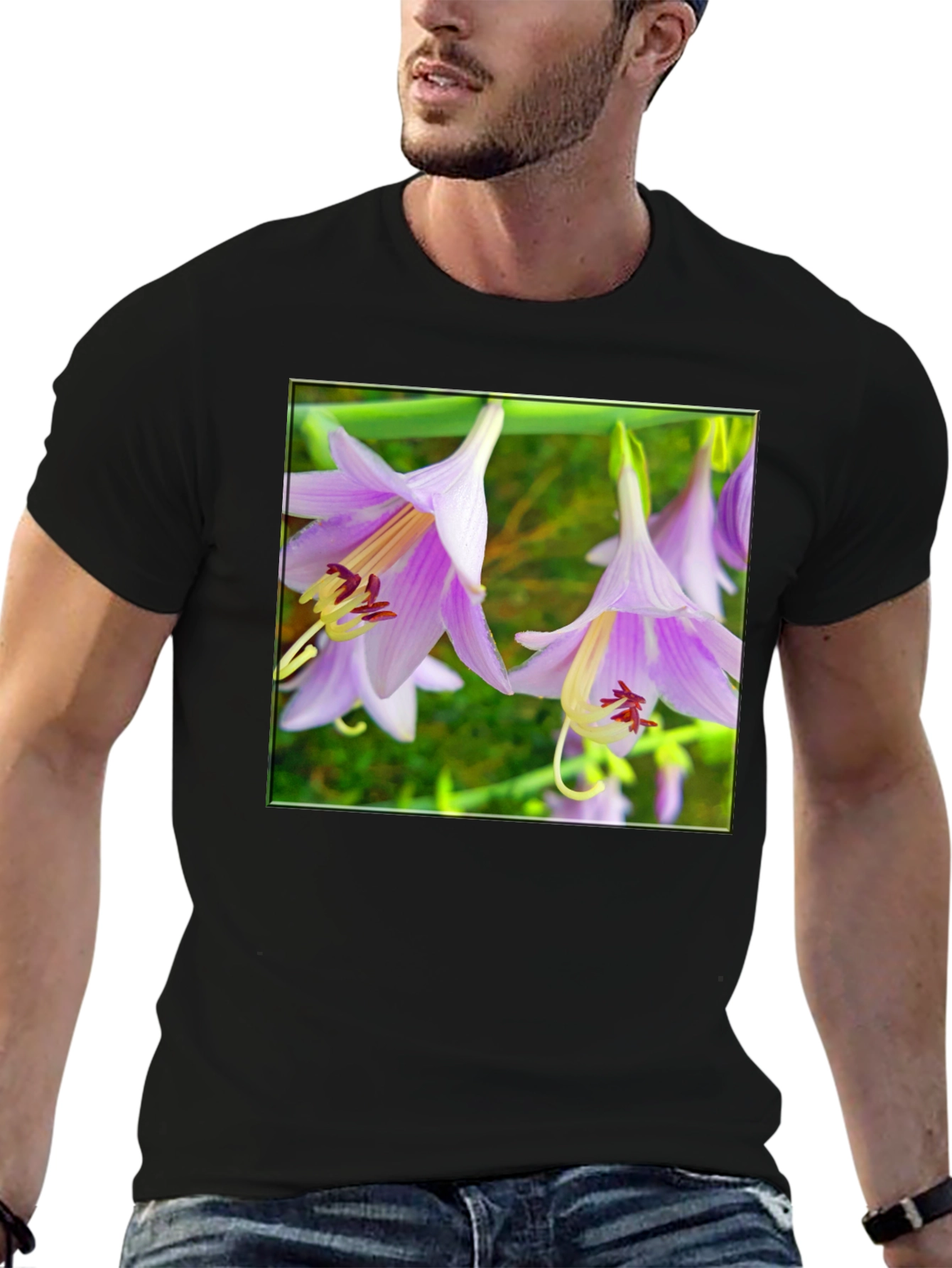 Floral T-Shirt with Unique Flower Print