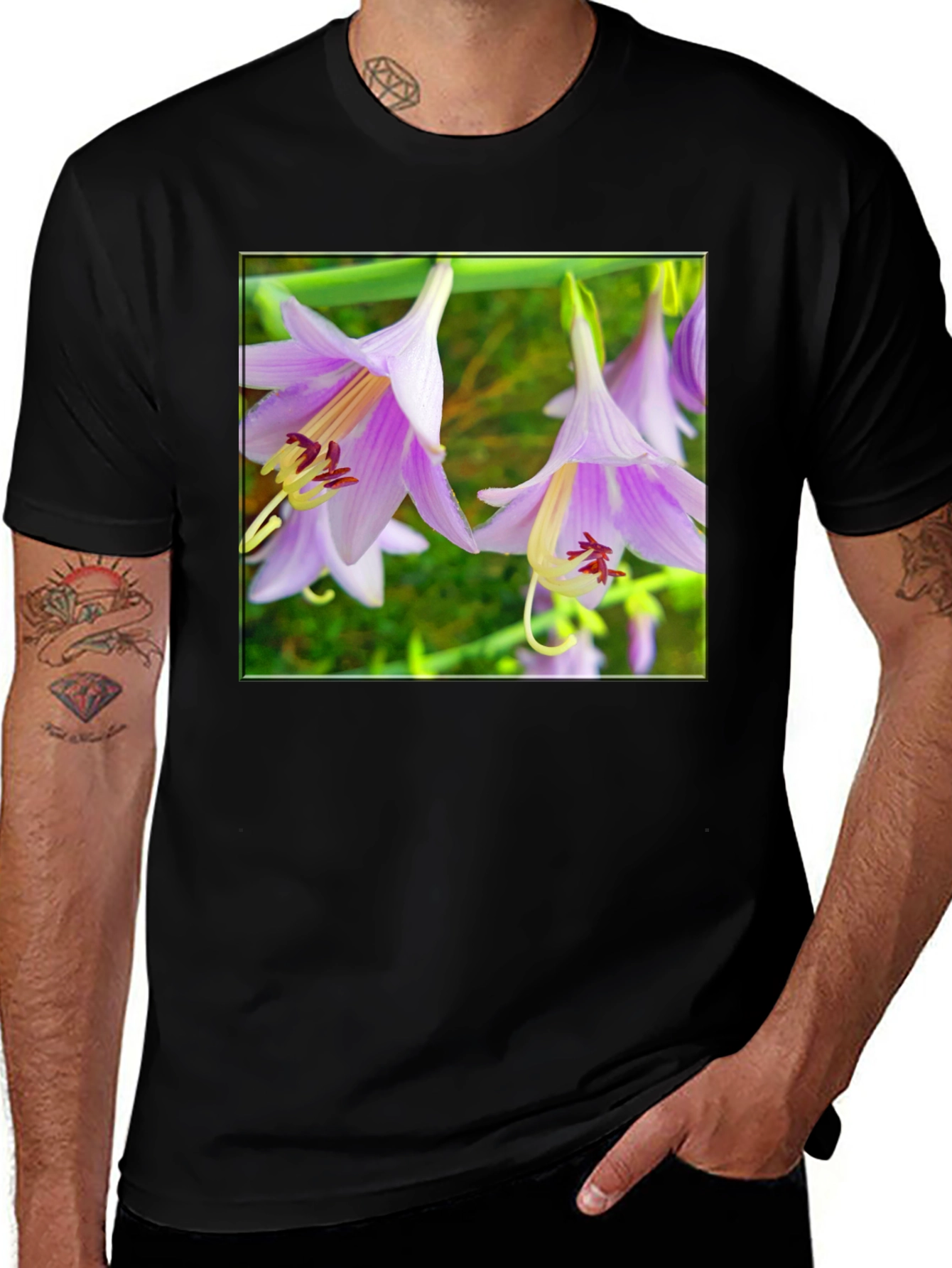 Floral T-Shirt with Unique Flower Print