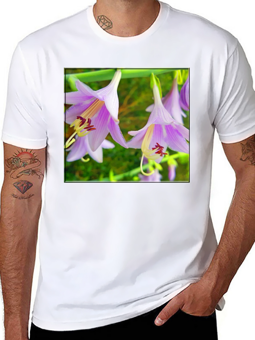 Floral T-Shirt with Unique Flower Print