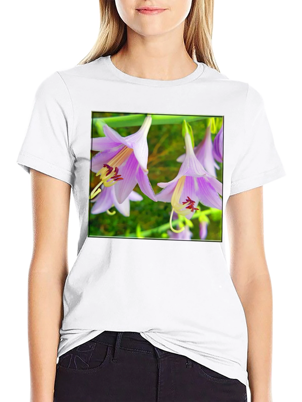 Floral T-Shirt with Unique Flower Print