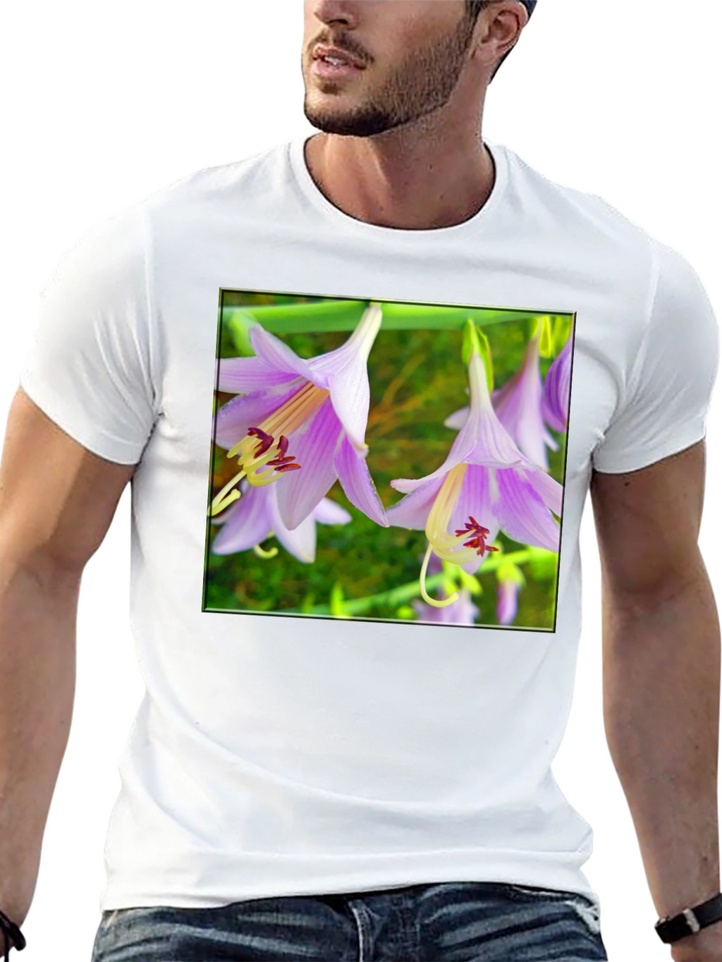 Floral T-Shirt with Unique Flower Print