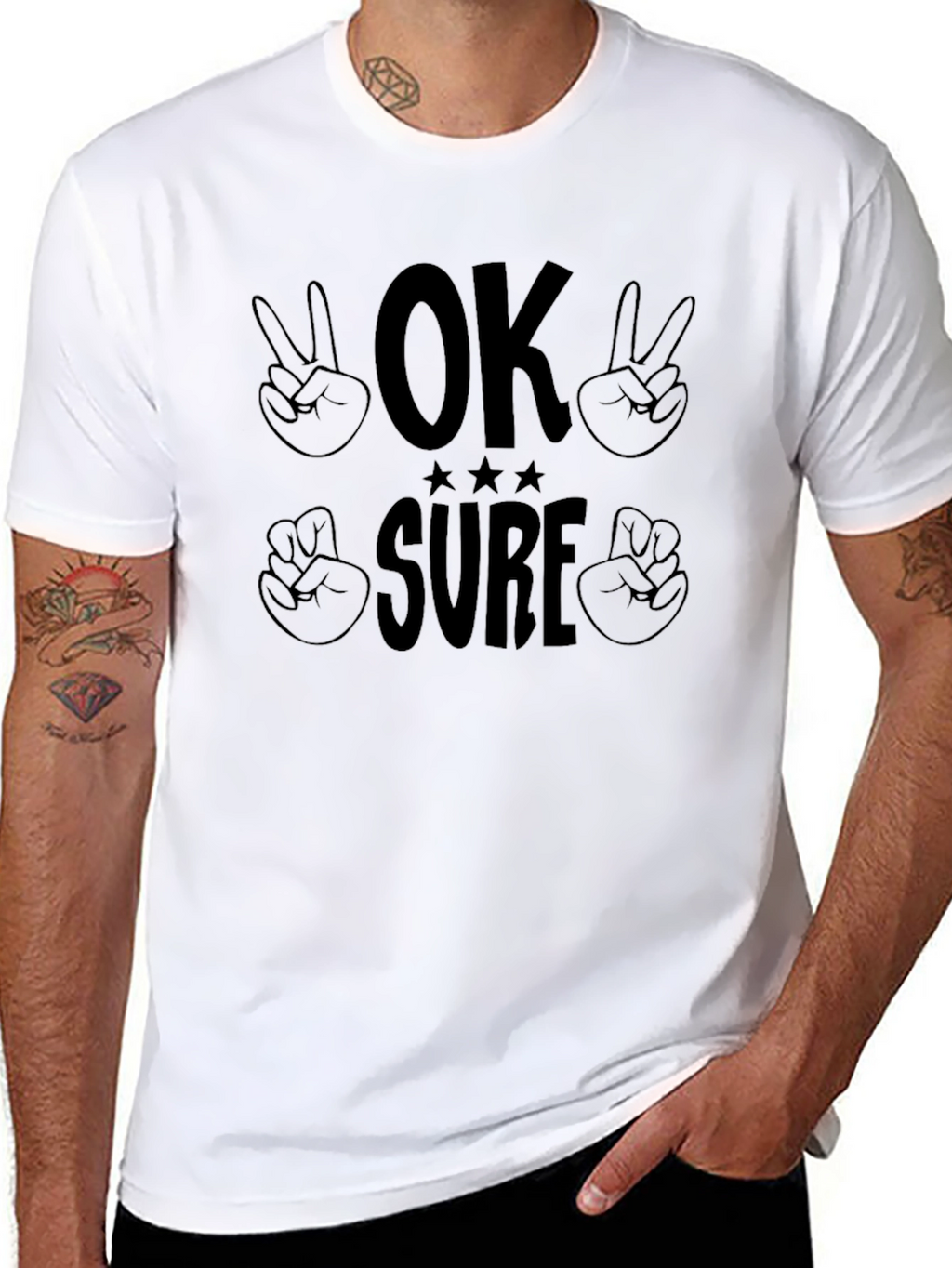 OK Sure Graphic Tee - Unisex Comfort