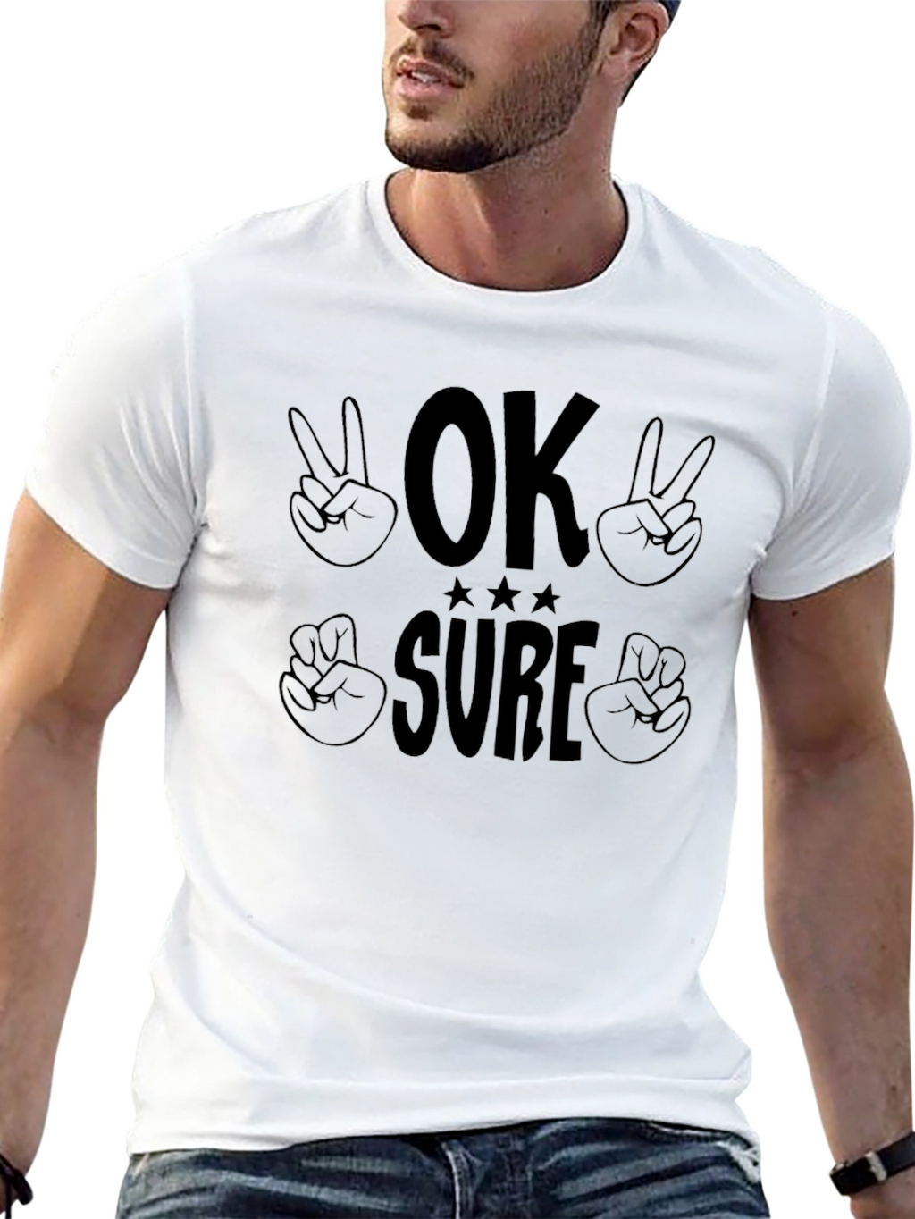 OK Sure Graphic Tee - Unisex Comfort