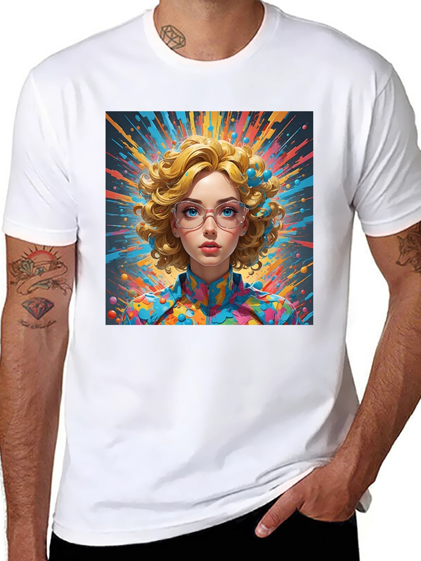 Abstract Pop Art T-Shirt