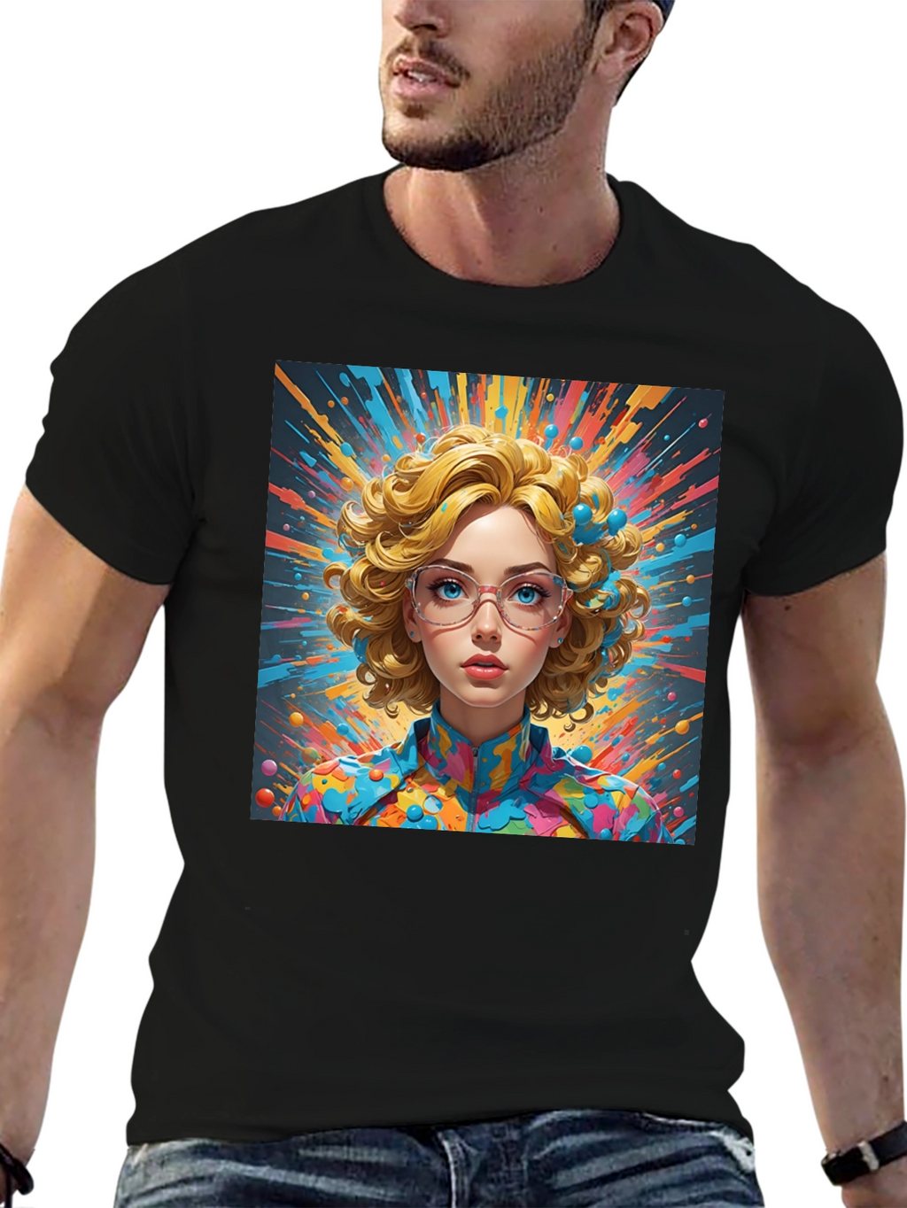 Abstract Pop Art T-Shirt