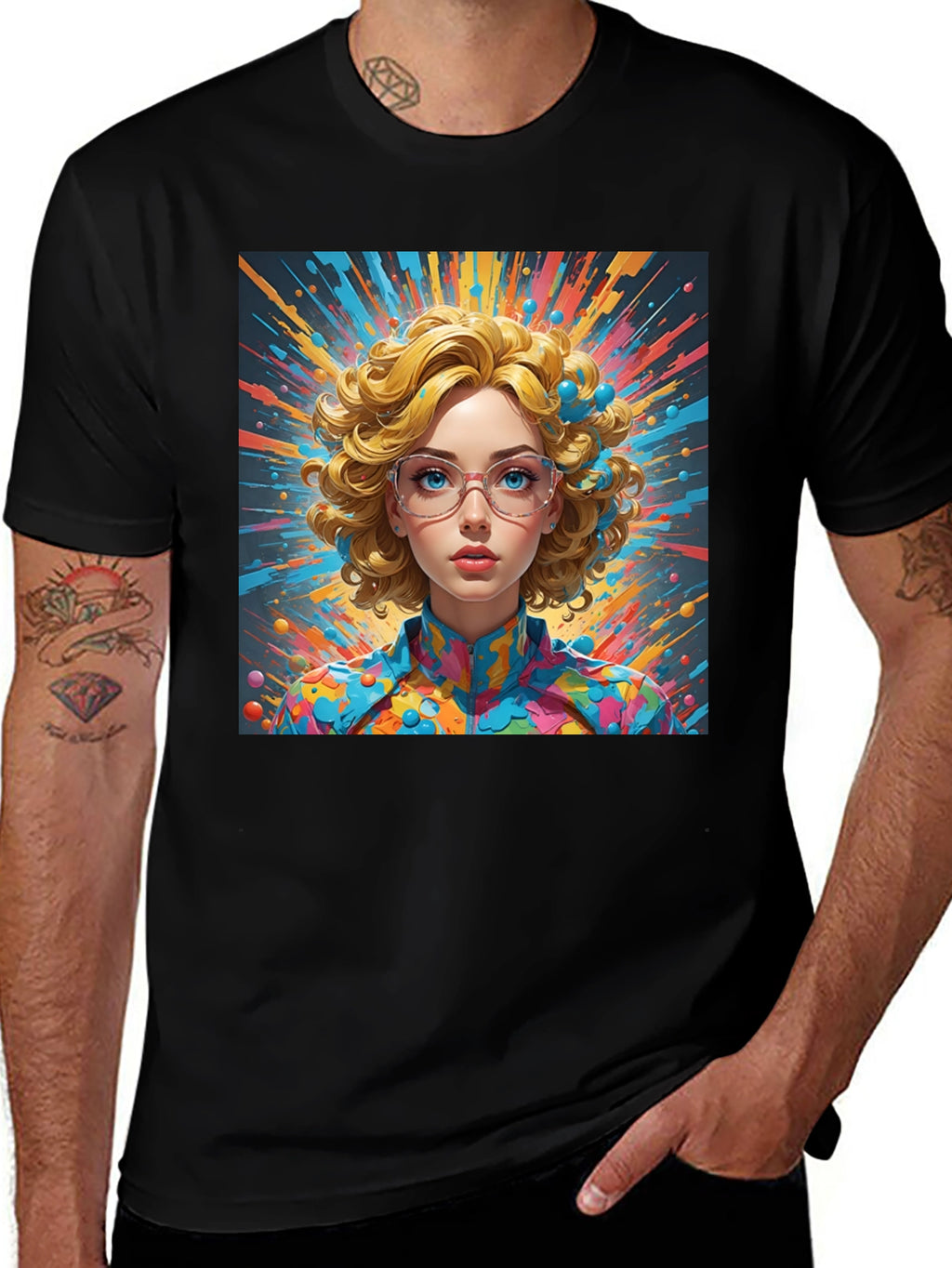 Abstract Pop Art T-Shirt