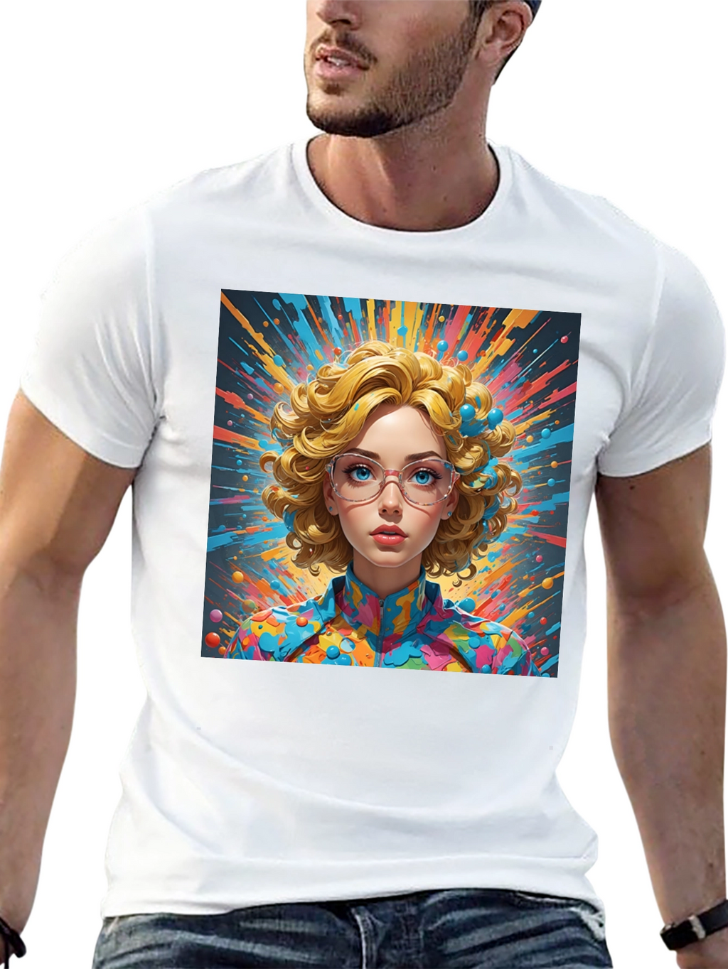 Abstract Pop Art T-Shirt