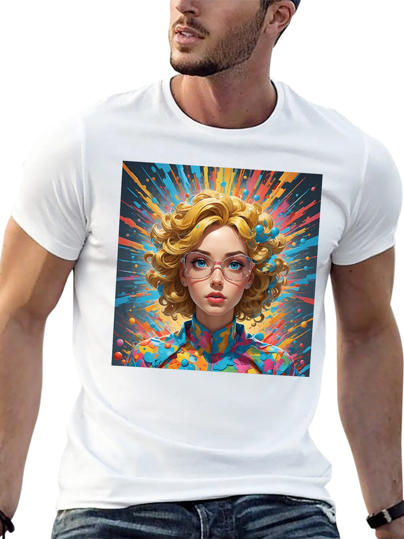Abstract Pop Art T-Shirt