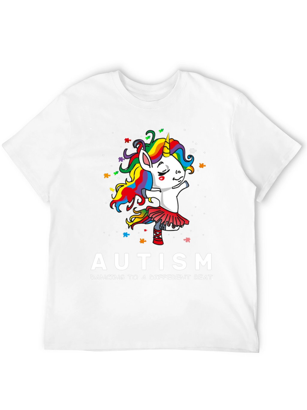 Autism Awareness Unicorn Dancing T-Shirt