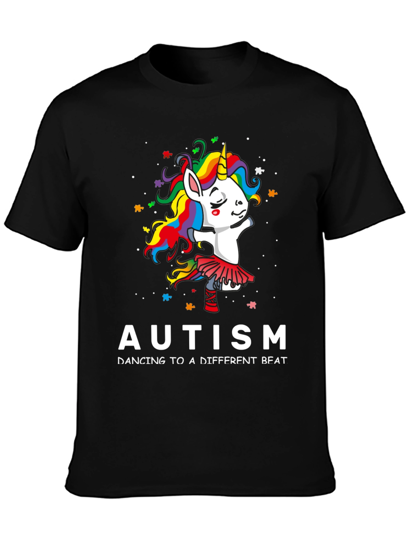 Autism Awareness Unicorn Dancing T-Shirt
