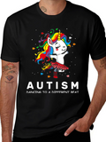 Autism Awareness Unicorn Dancing T-Shirt