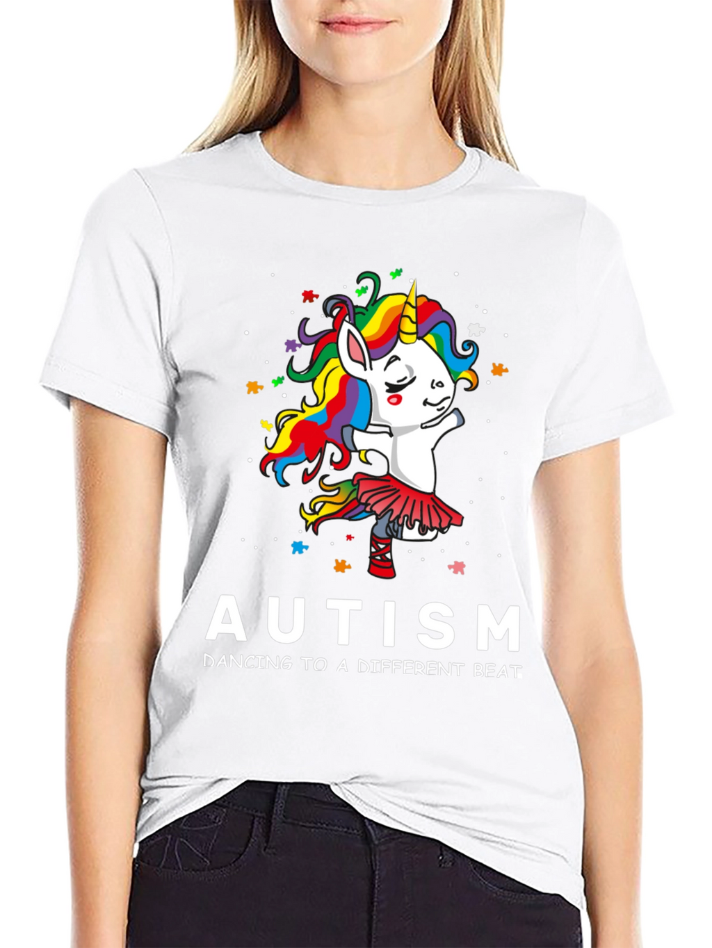 Autism Awareness Unicorn Dancing T-Shirt