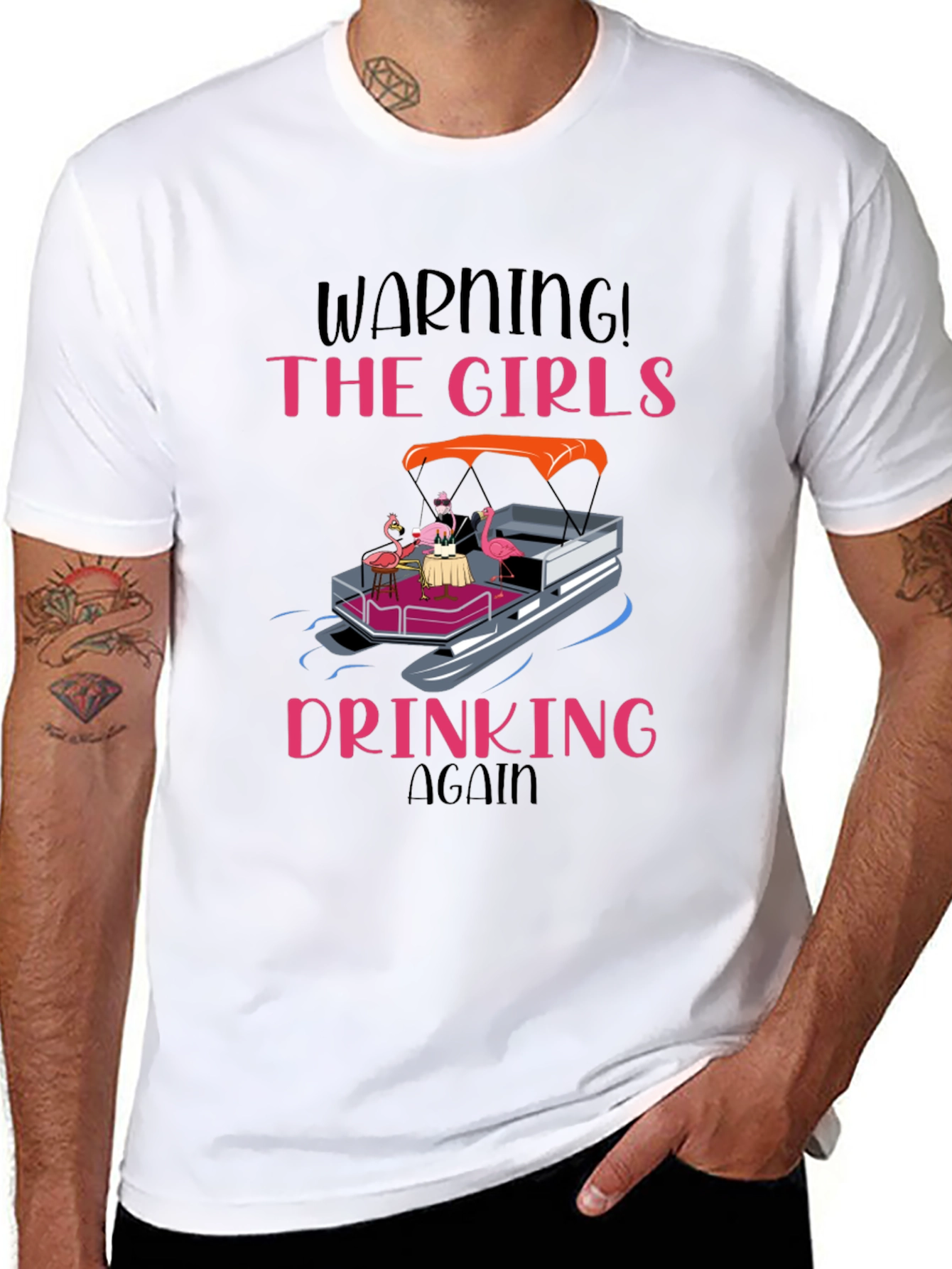 Warning! The Girls Drinking Again T-Shirt