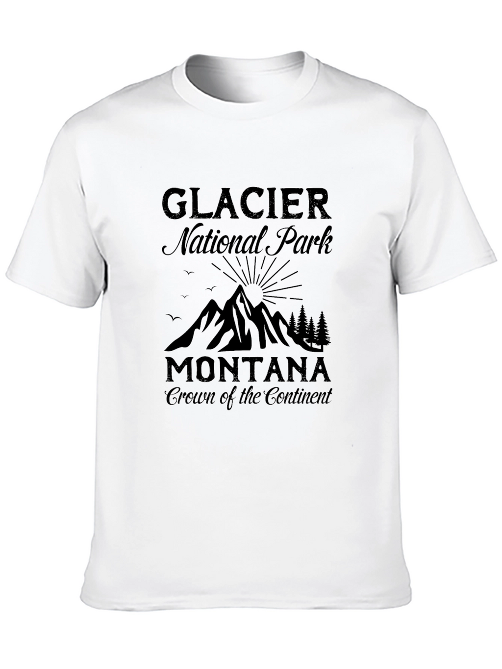 Glacier National Park Montana Graphic Tee