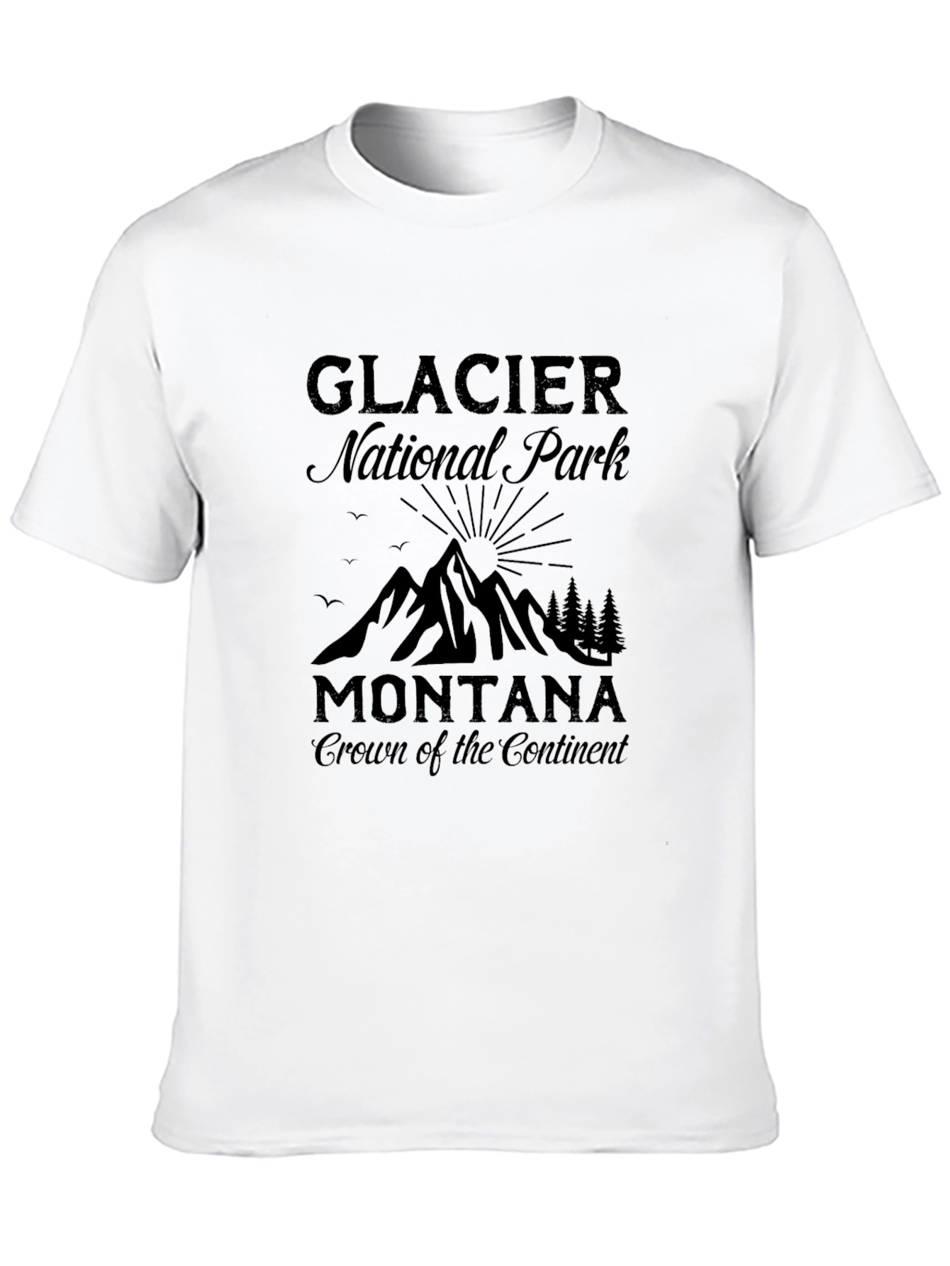 Glacier National Park Montana Graphic Tee