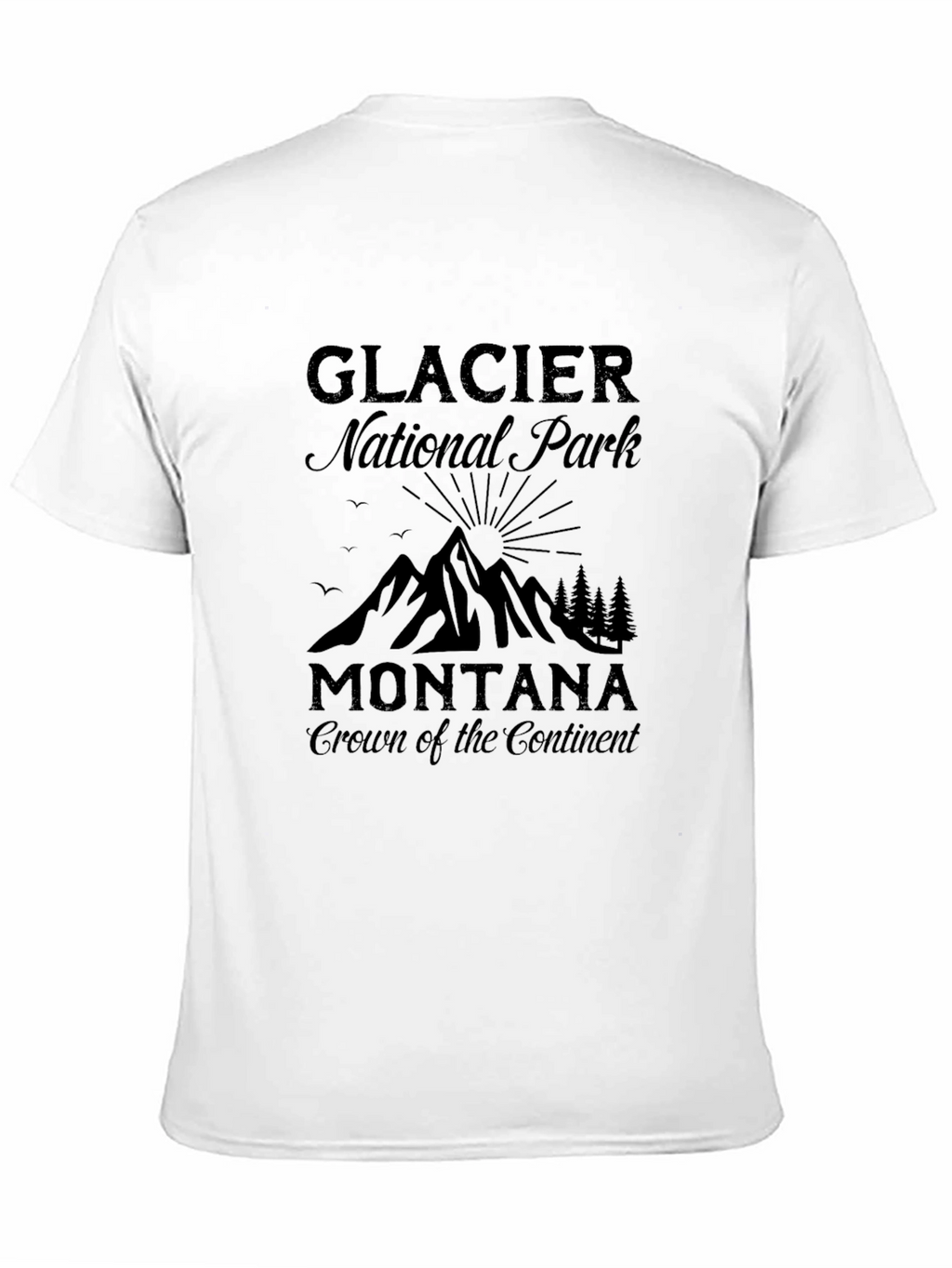 Glacier National Park Montana Graphic Tee