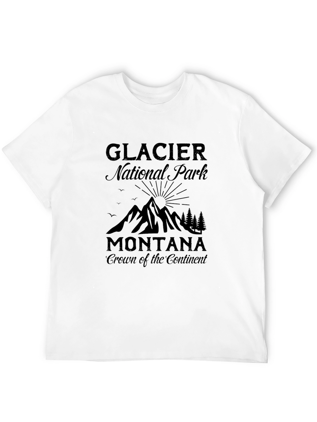 Glacier National Park Montana Graphic Tee