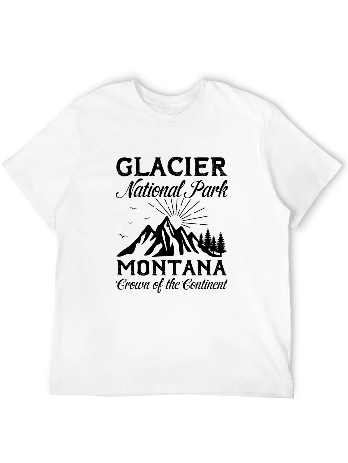 Glacier National Park Montana Graphic Tee