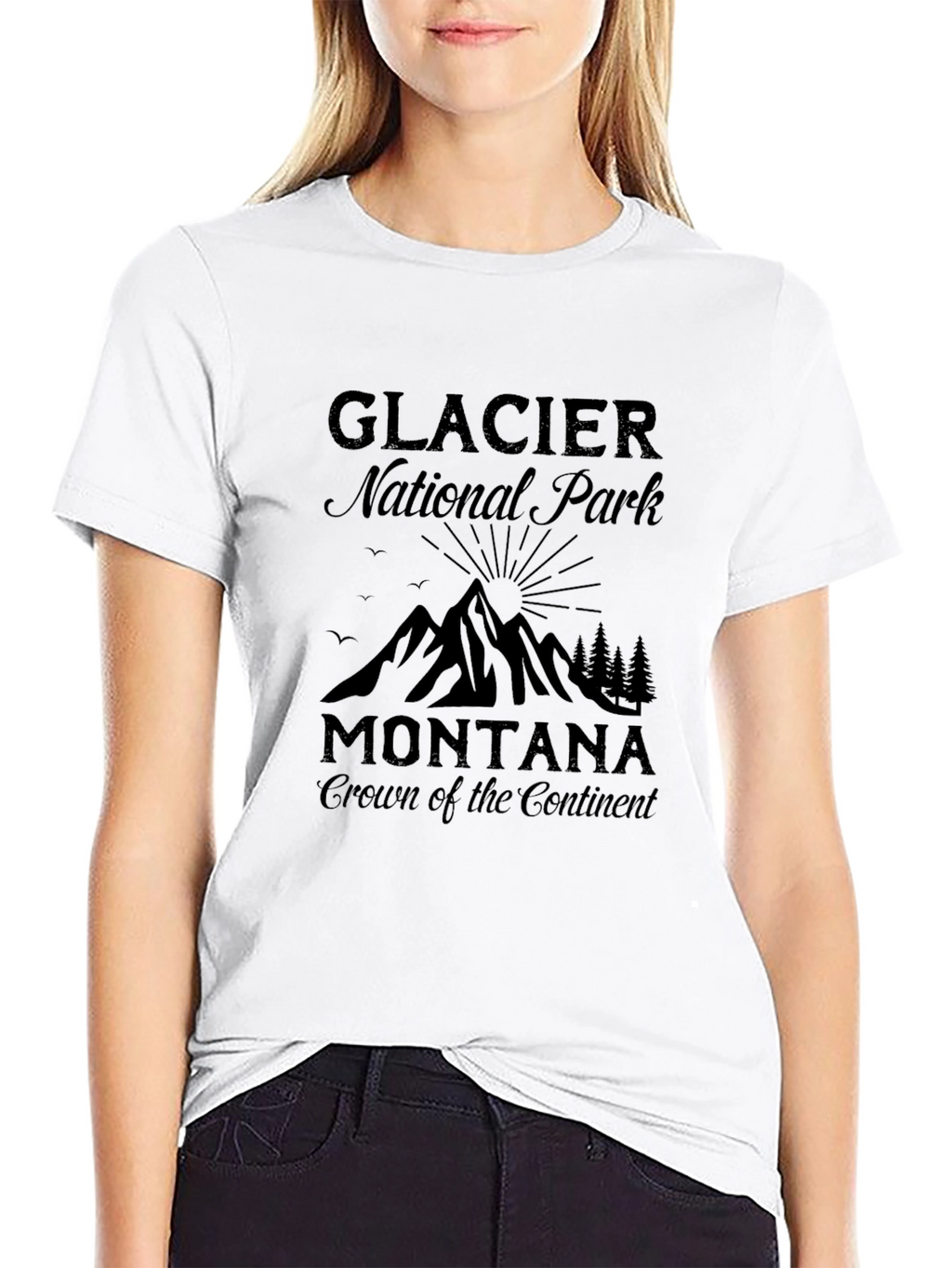 Glacier National Park Montana Graphic Tee