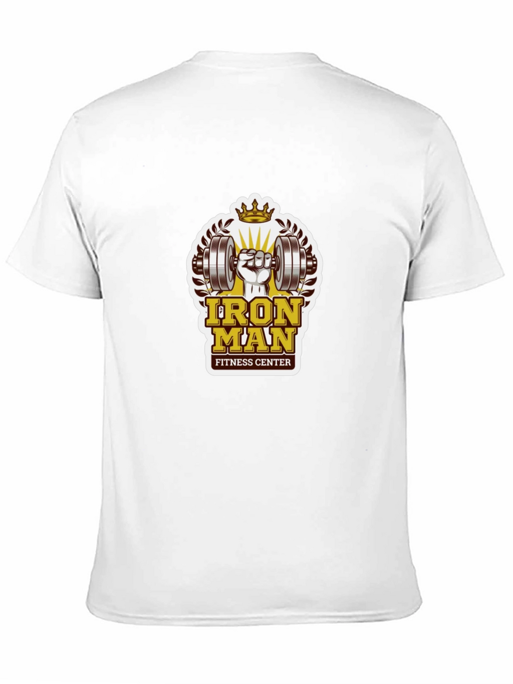 Iron Man Fitness Center Black T-Shirt
