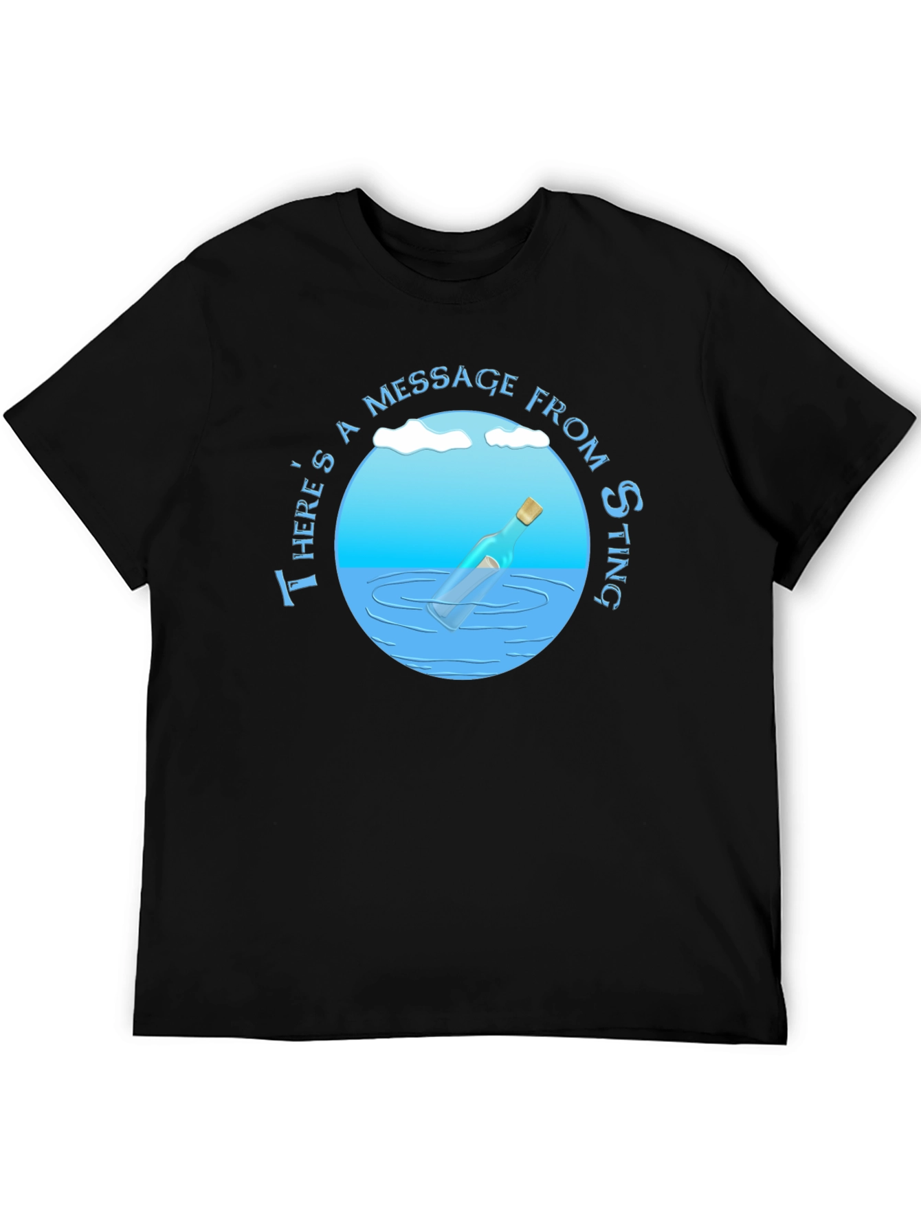 Message in a Bottle T-Shirt - Sting Fan Apparel
