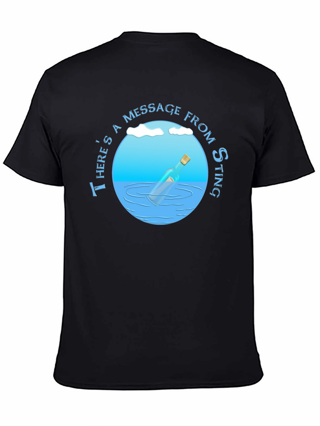 Message in a Bottle T-Shirt - Sting Fan Apparel
