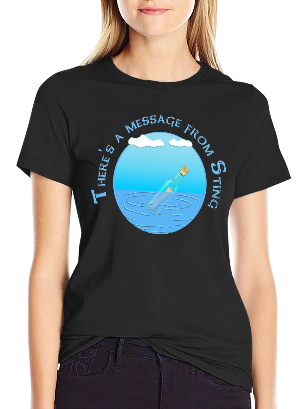 Message in a Bottle T-Shirt - Sting Fan Apparel