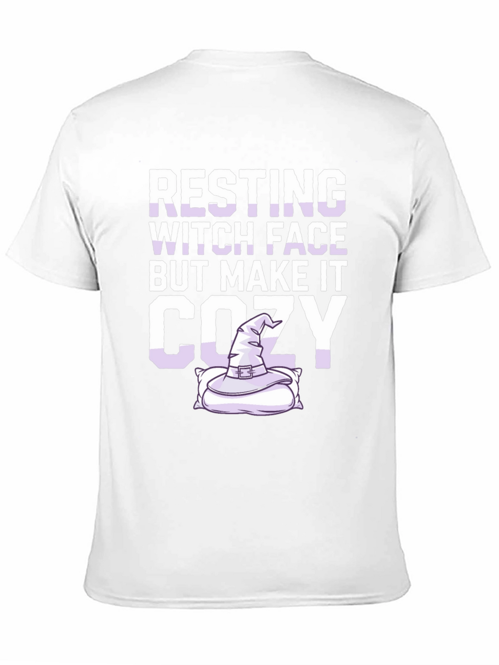Resting Witch Face Cozy T-Shirt - Halloween Apparel