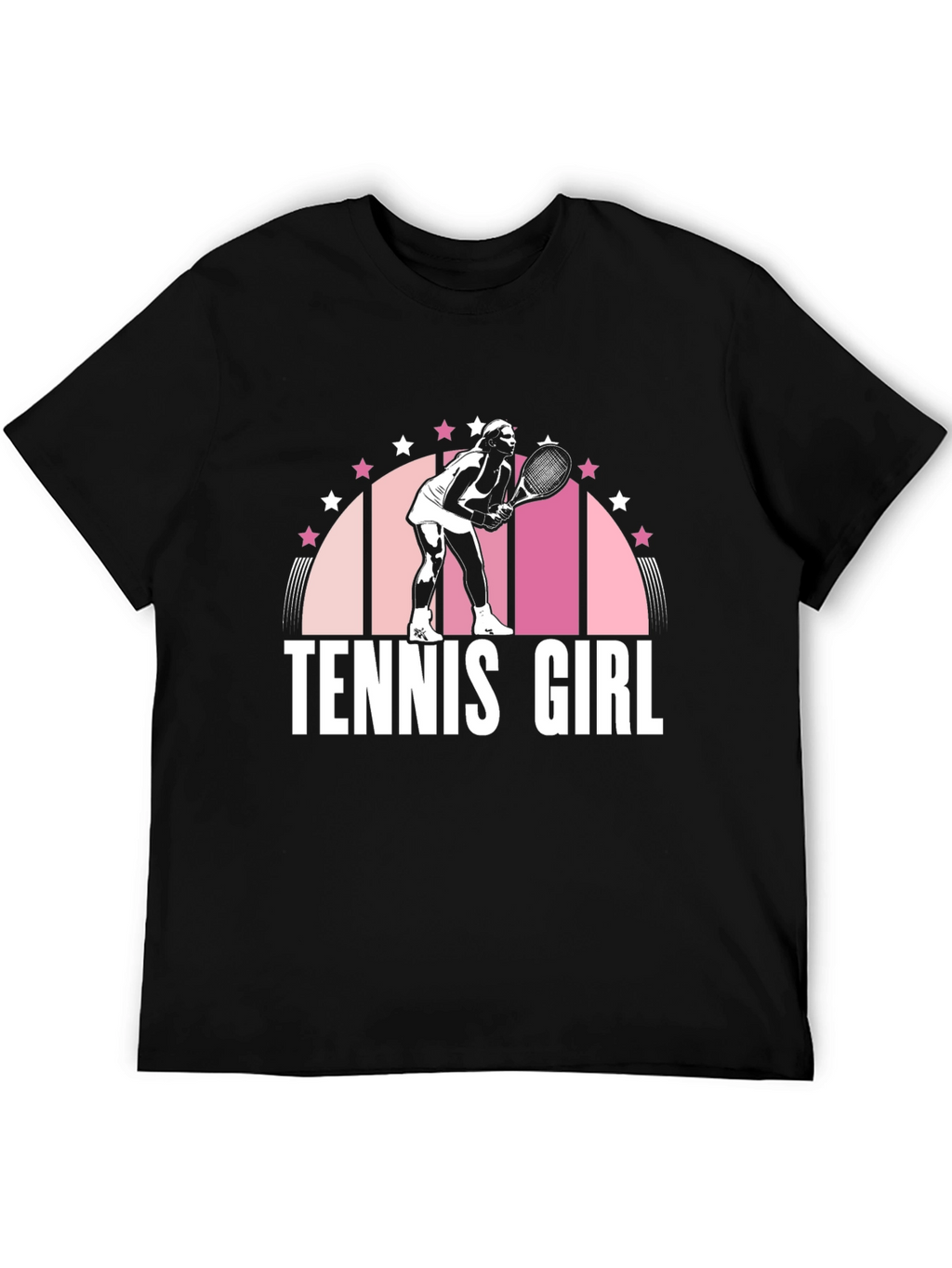 Tennis Girl Graphic Tee - Cool Sporty Design