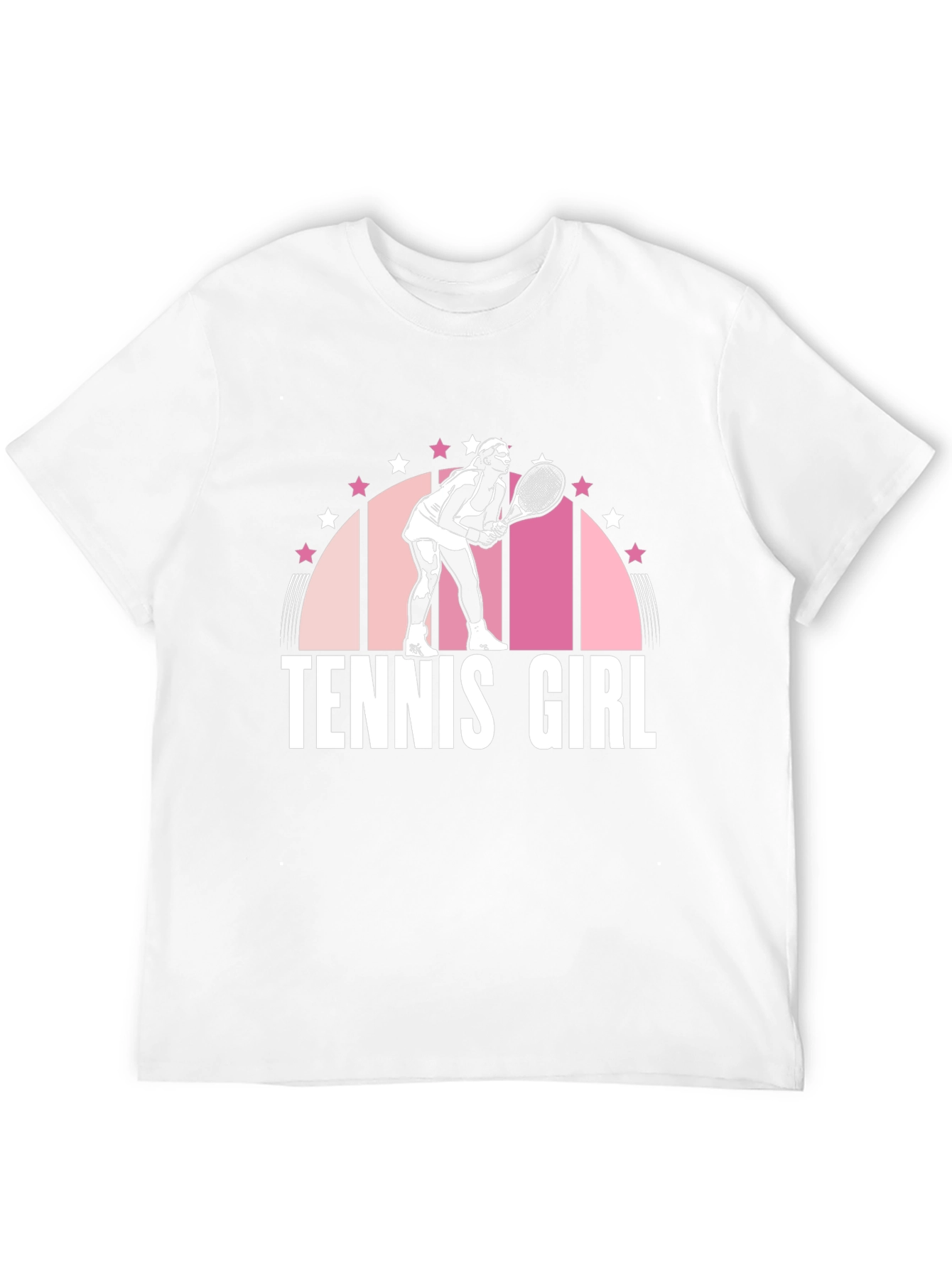 Tennis Girl Graphic Tee - Cool Sporty Design