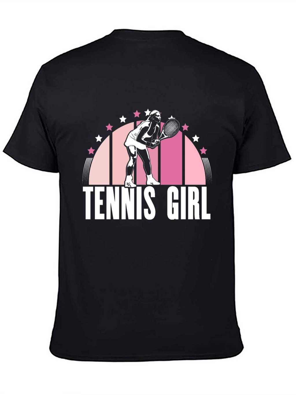 Tennis Girl Graphic Tee - Cool Sporty Design