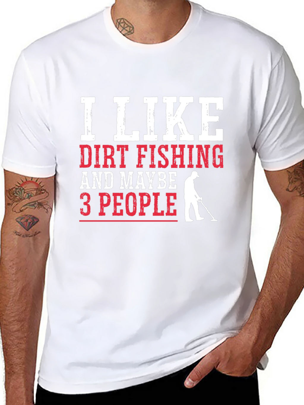 Dirt Fishing T-Shirt - Metal Detecting Gift