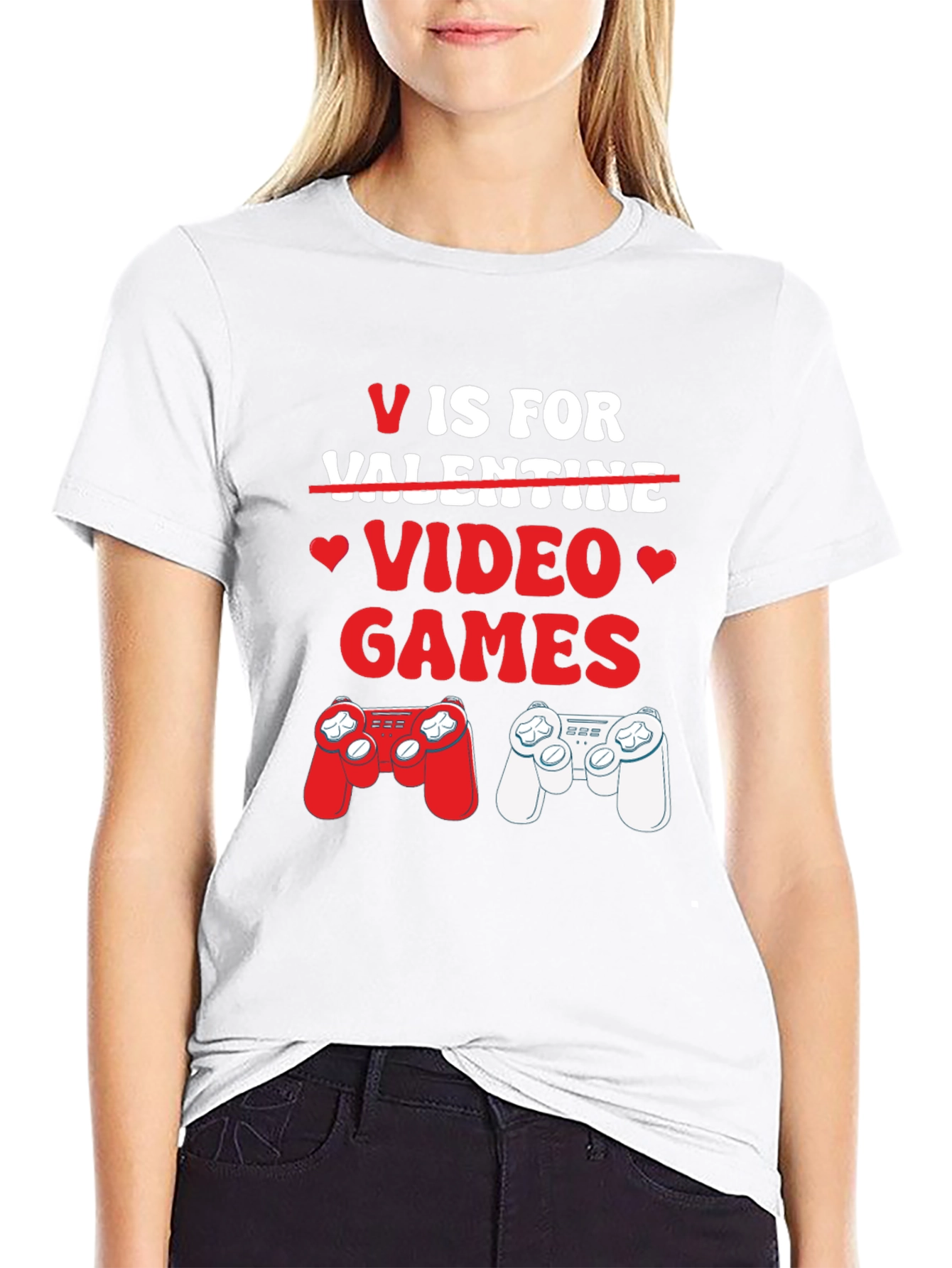 V is for Video Games T-Shirt