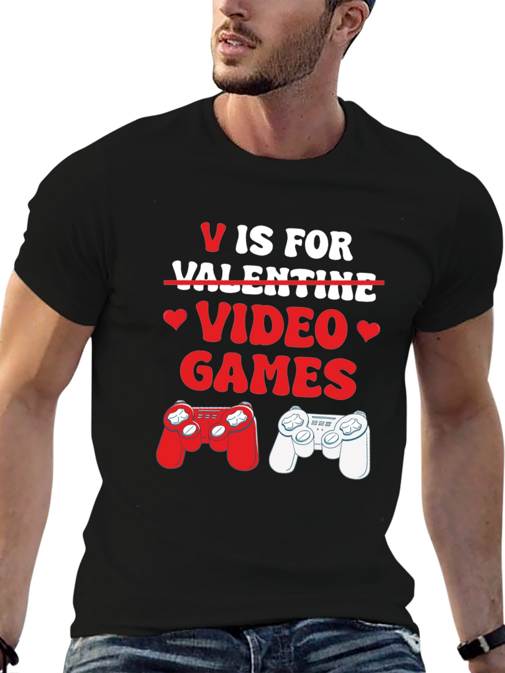 V is for Video Games T-Shirt