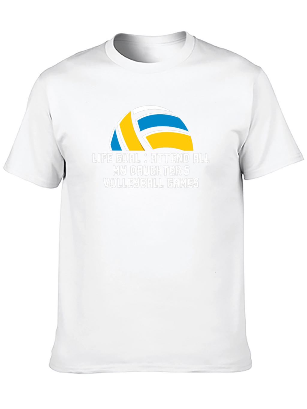 Volleyball Dad T-Shirt - Life Goal