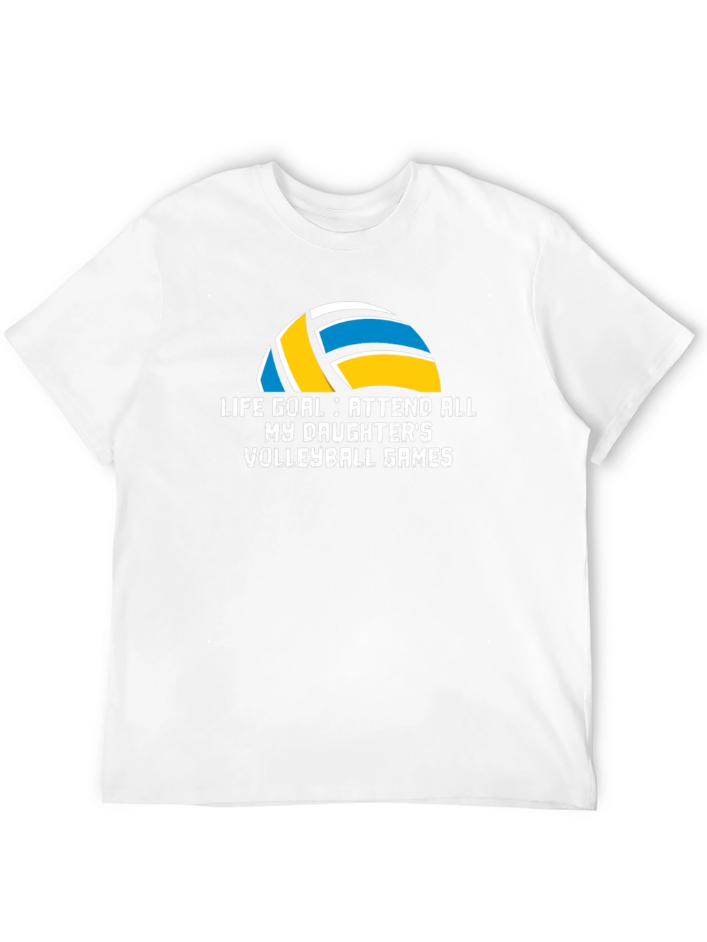 Volleyball Dad T-Shirt - Life Goal