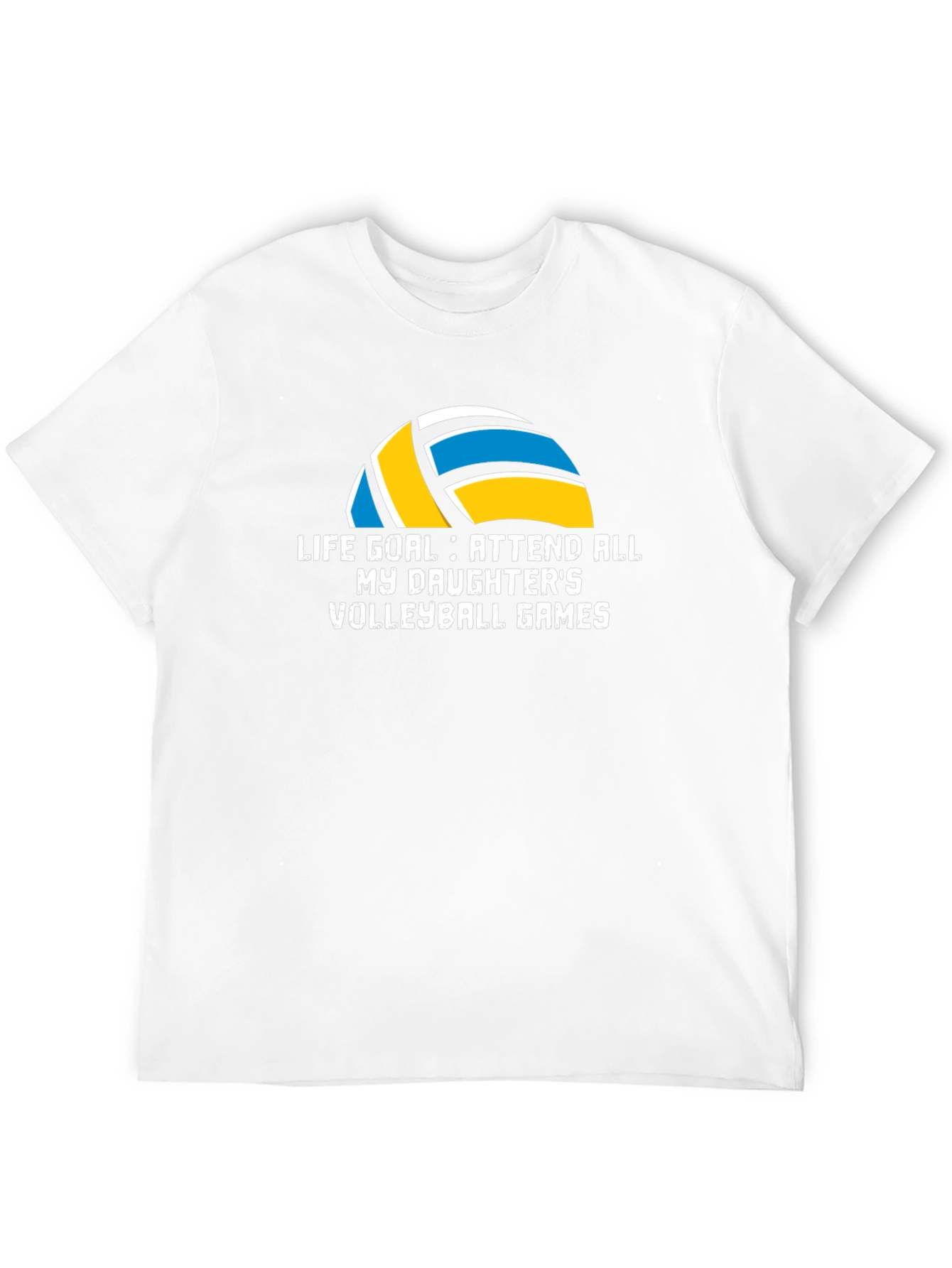 Volleyball Dad T-Shirt - Life Goal