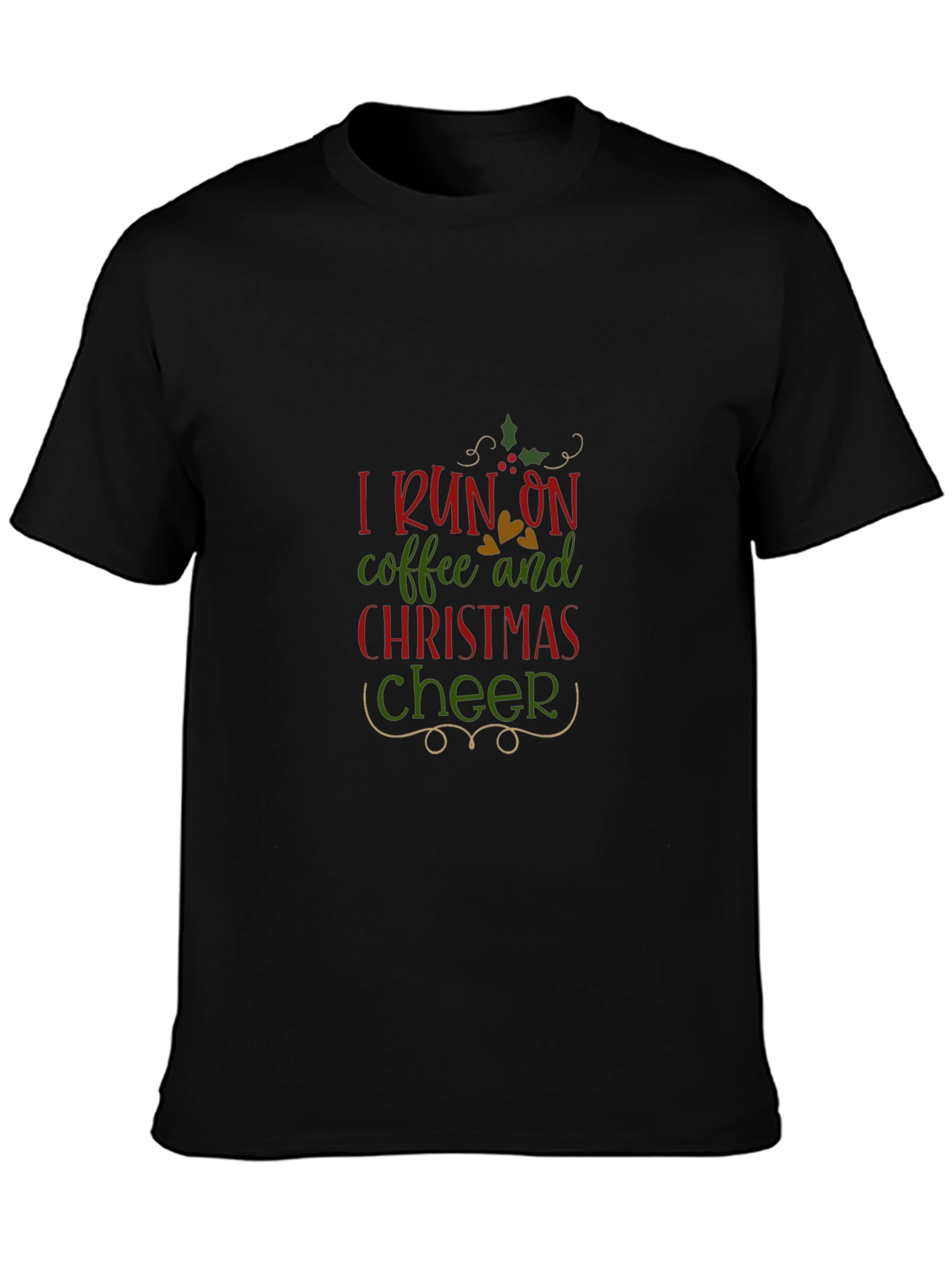 Christmas Cheer Coffee T-Shirt - Holiday Festive Tee