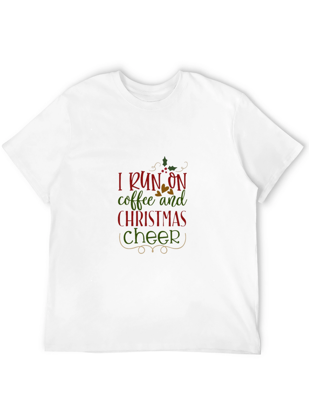Christmas Cheer Coffee T-Shirt - Holiday Festive Tee
